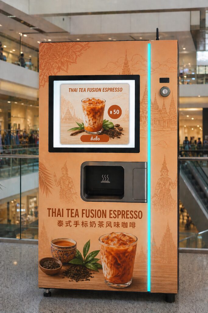 国潮手标奶茶风味咖啡